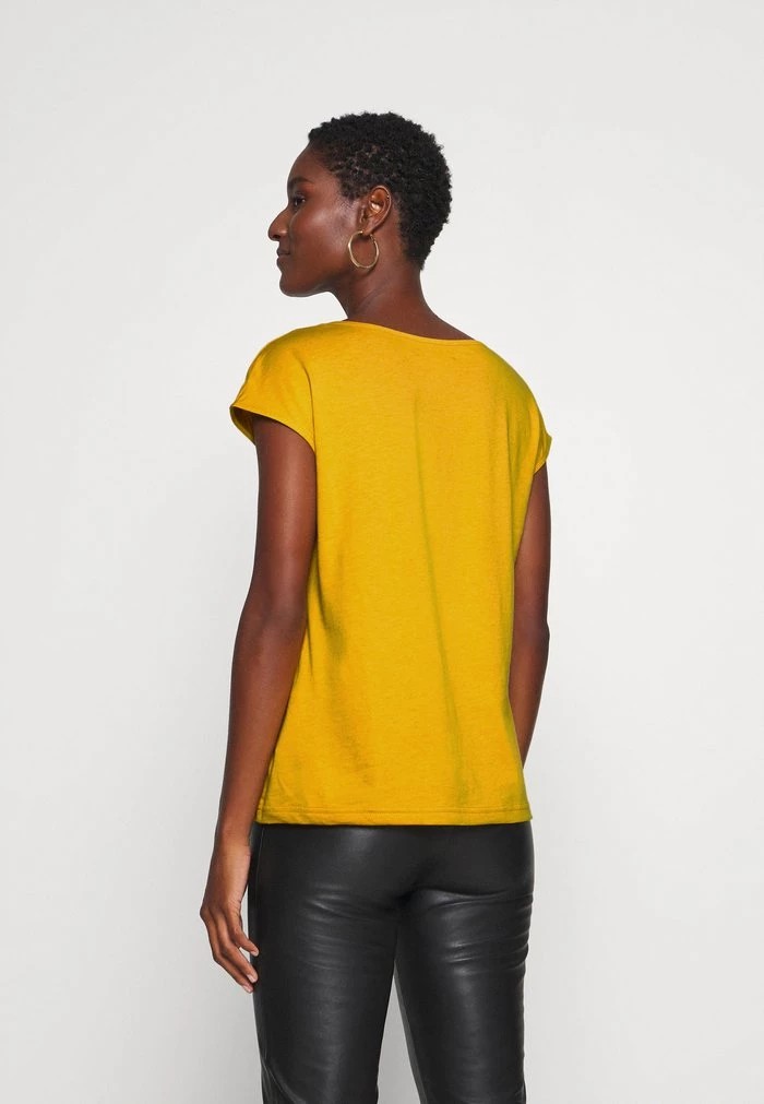 T-Shirt ANNA FIELD Anna Field Basic T-shirt Jaune Femme | JBX-9844571